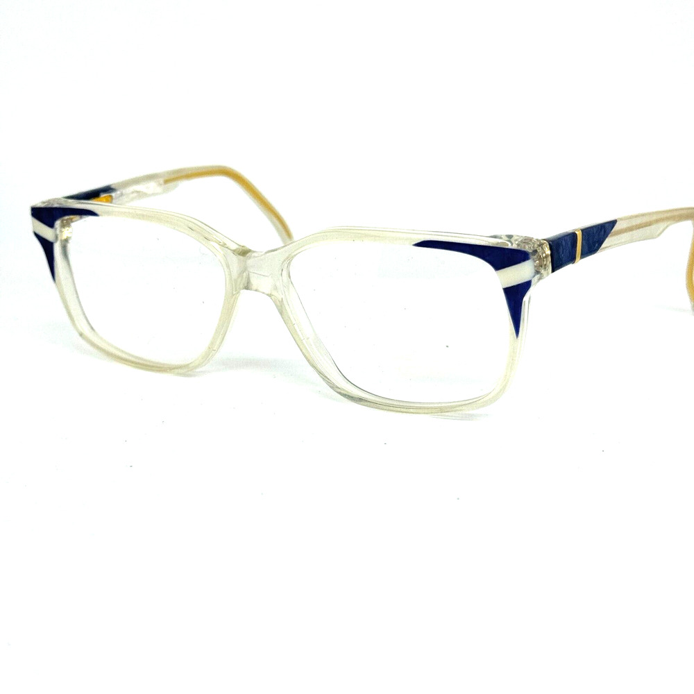 Vintage Comet by Allison‎ Eyeglasses Frames USA 56-14 Black Gold H14369